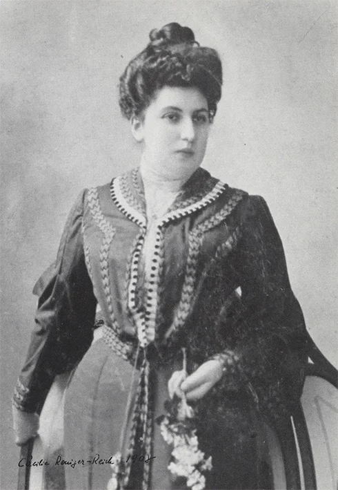 Cecilia Roniger-Reich, mãe de Wilhelm Reich, 1908